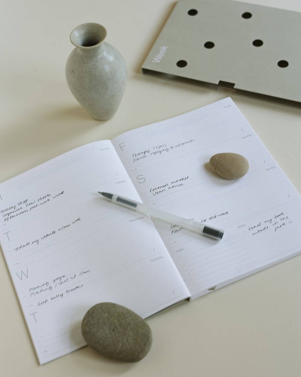 Agenda Hebdomadaire Beige Wilde House Paper - Ex - voto