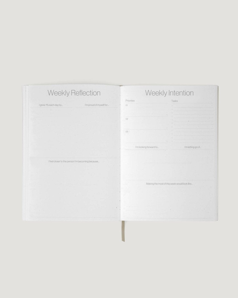 Agenda Hebdomadaire Beige Wilde House Paper - Ex - voto