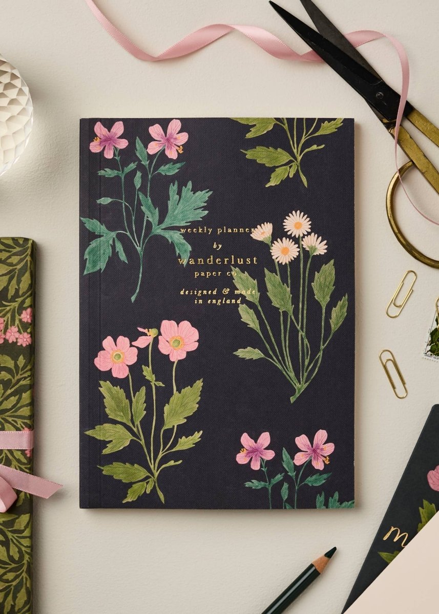 Agenda Hebdomadaire Botanical Wanderlust Paper Co - Ex - voto