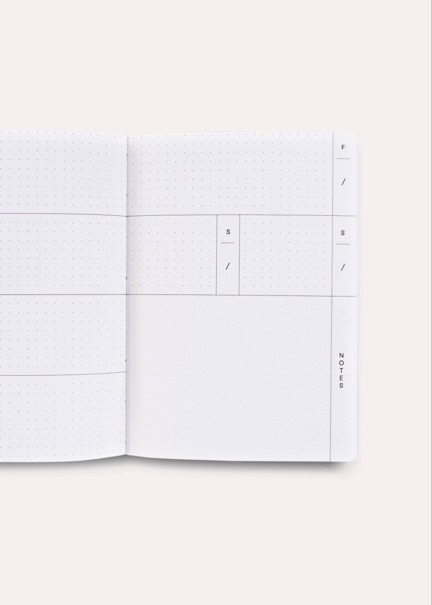 Agenda Hebdomadaire Non Daté A6 Neroli The Completist - Ex - voto