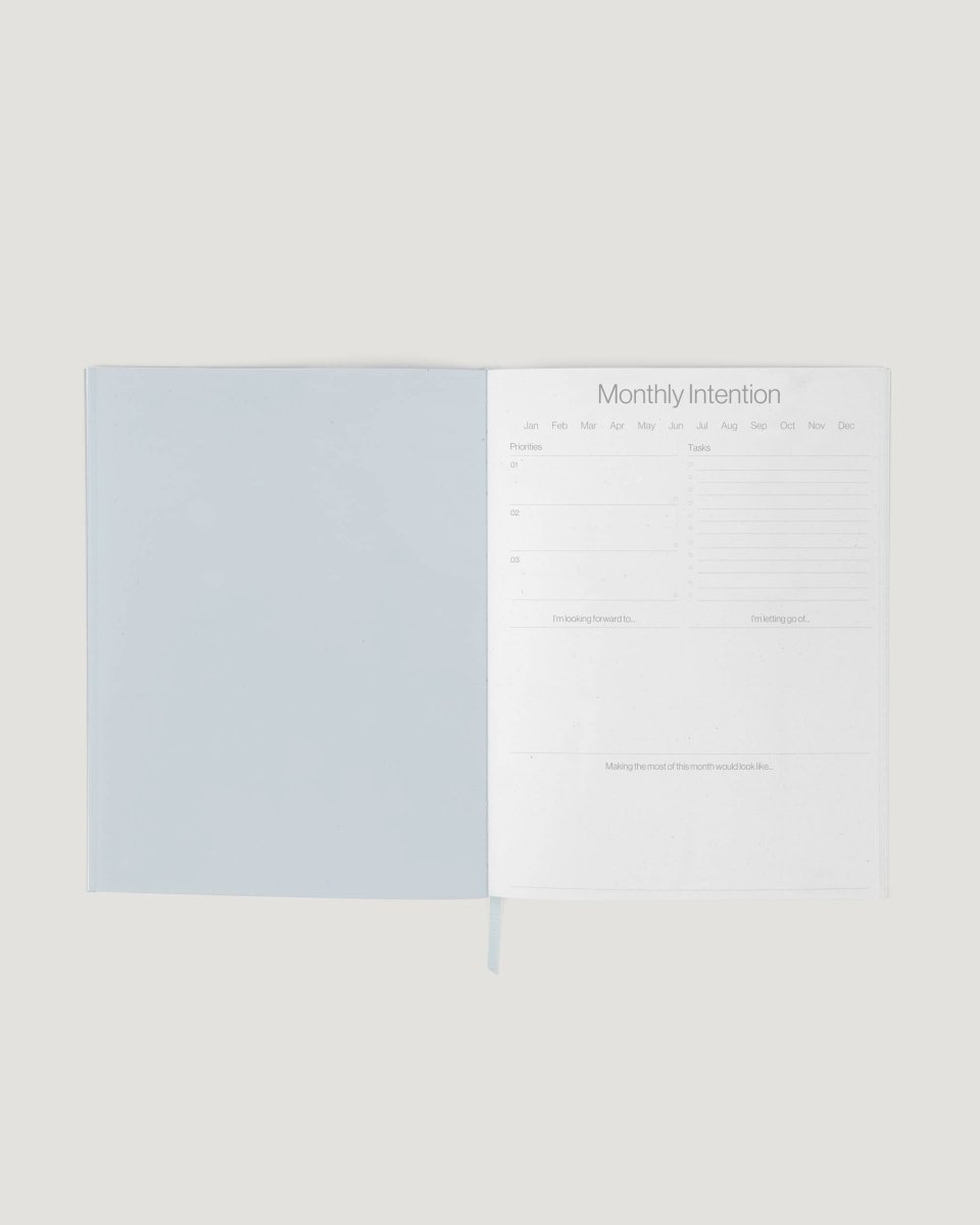 Agenda Mensuel Bleu Wilde House Paper - Ex - voto