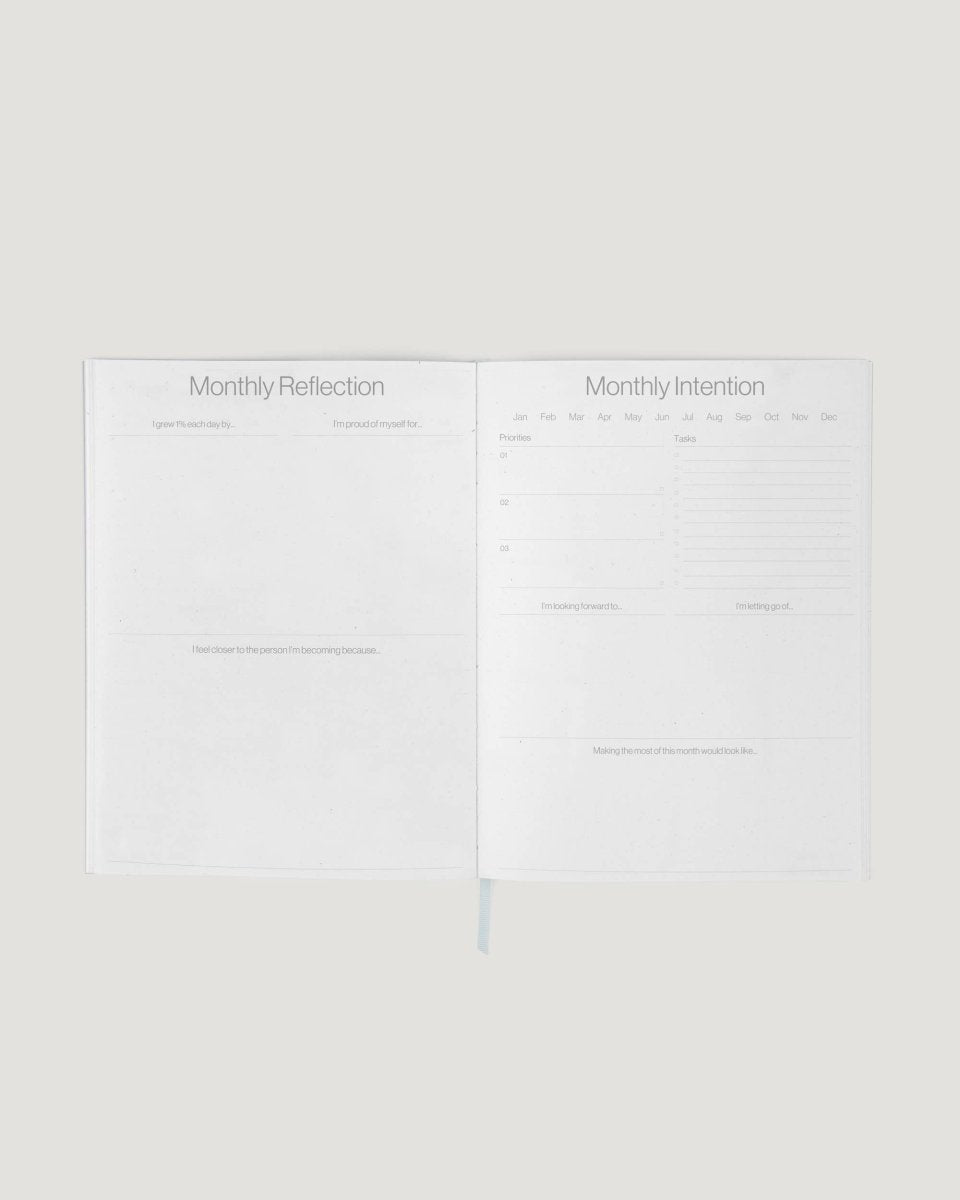 Agenda Mensuel Bleu Wilde House Paper - Ex - voto