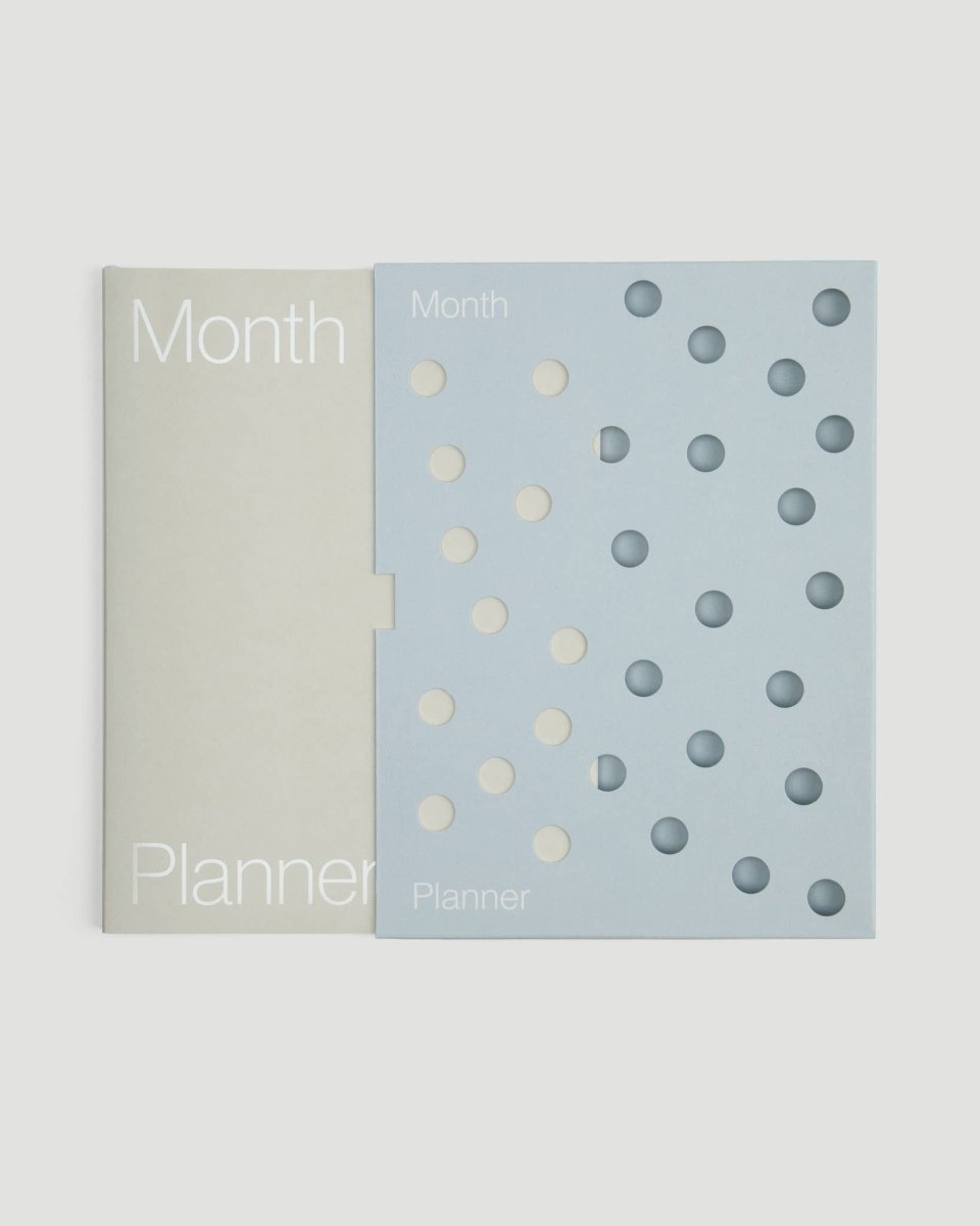 Agenda Mensuel Bleu Wilde House Paper - Ex - voto