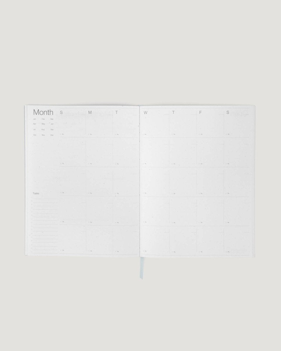 Agenda Mensuel Bleu Wilde House Paper - Ex - voto