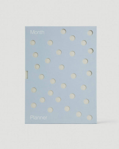 Agenda Mensuel Bleu Wilde House Paper - Ex - voto