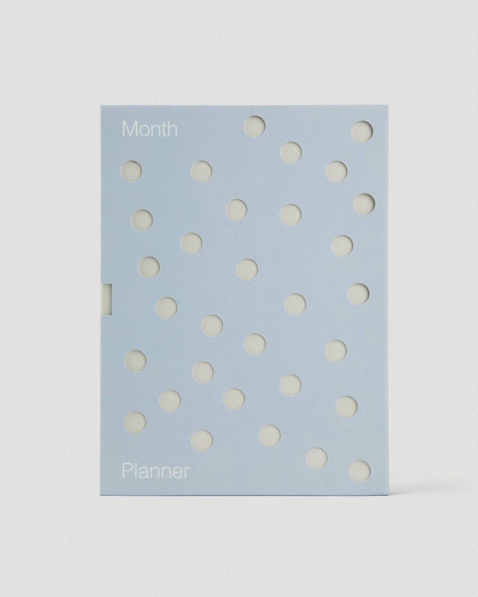 Agenda Mensuel Bleu Wilde House Paper - Ex - voto