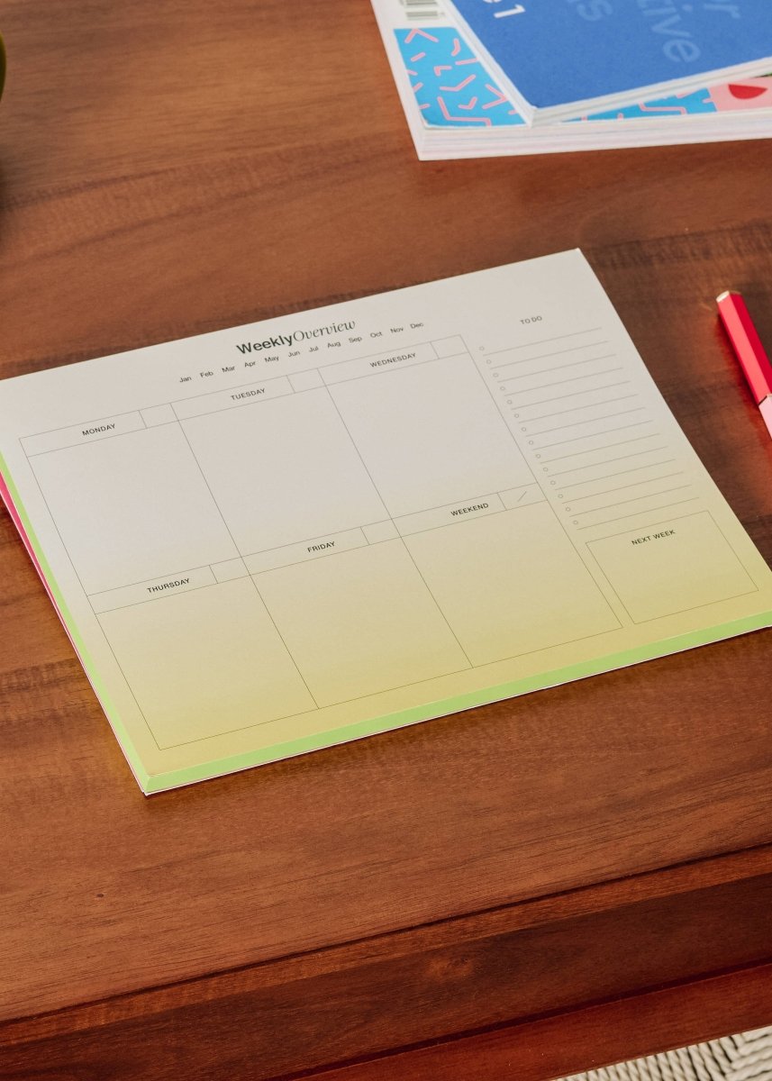 Agenda Non - Daté Hebdomadaire Fresh Growth Papier - Ex - voto