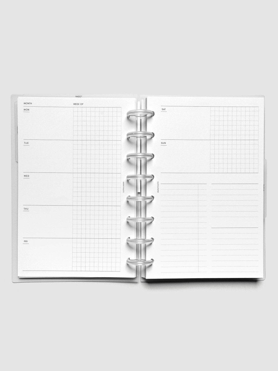 Agenda Non Daté Modulaire FORMA Cloth &amp; Paper - Ex-voto