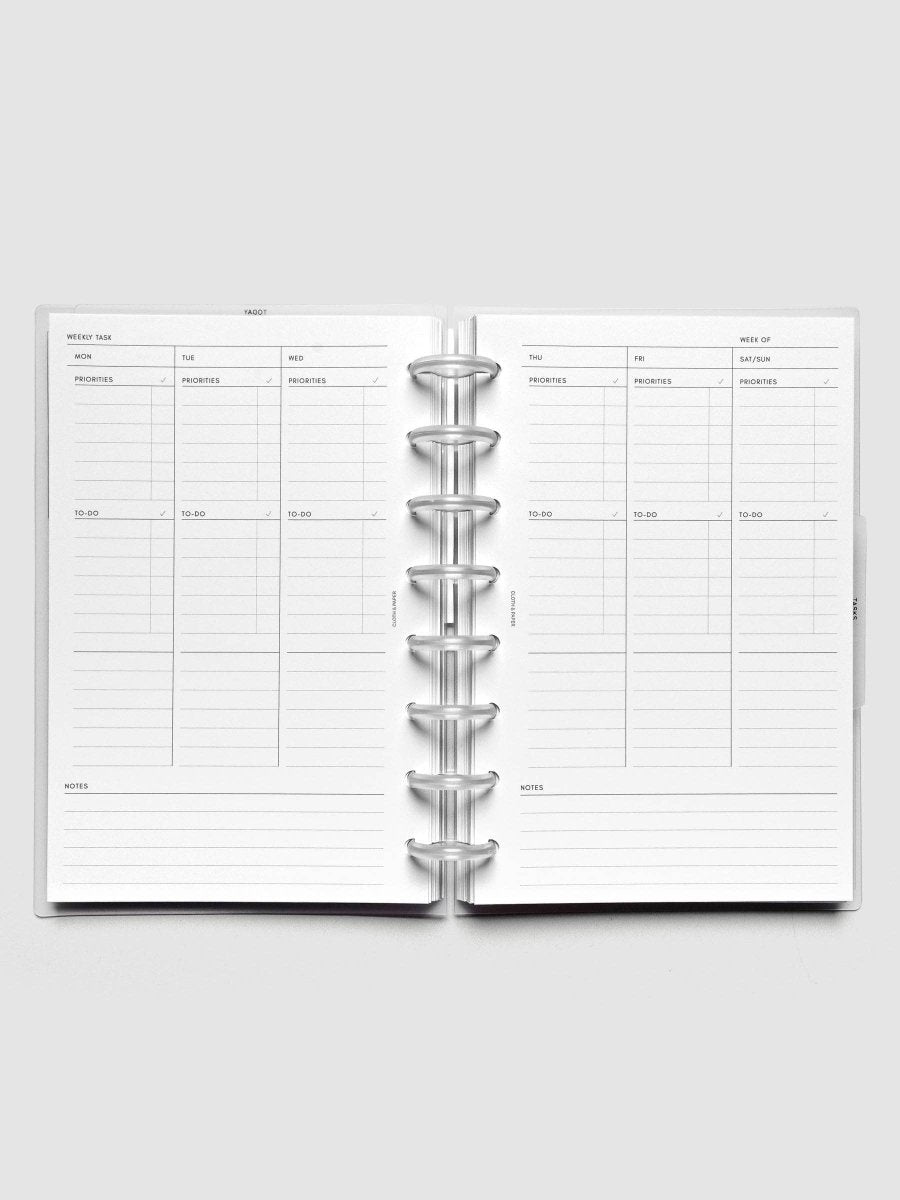 Agenda Non Daté Modulaire FORMA Cloth &amp; Paper - Ex-voto
