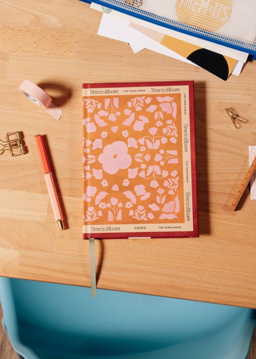Agenda Non Daté Time To Bloom A5 Papier - Ex - voto