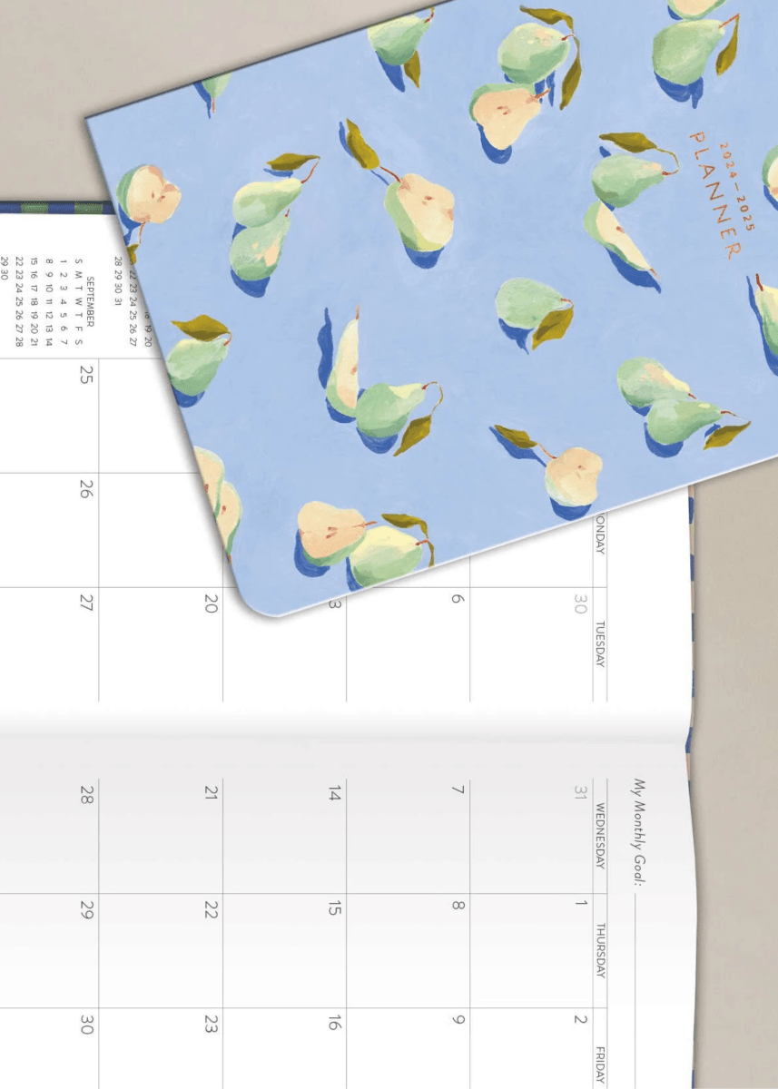 Agenda Perfect Pear 2024 - 2025 Seedlings SOLDE - Vente Finale - Ex - voto