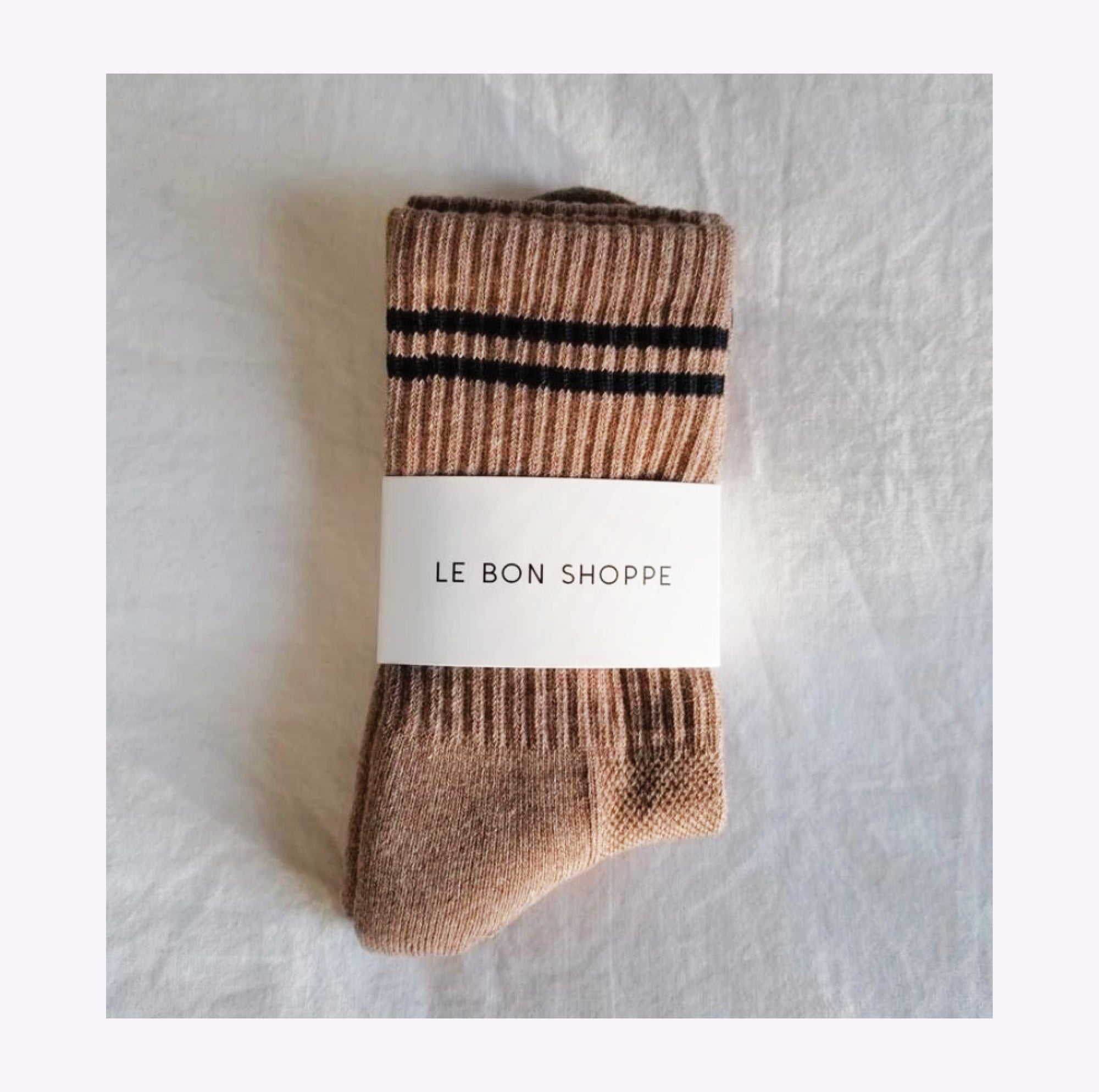 Chaussettes Boyfriend Le Bon Shoppe Cacao