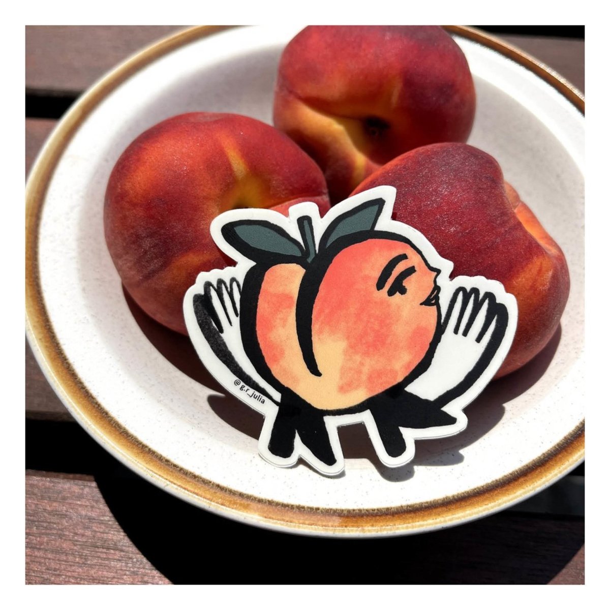 Aimant Julia GR Fuzzy Peach SOLDE - Vente finale - Ex - voto