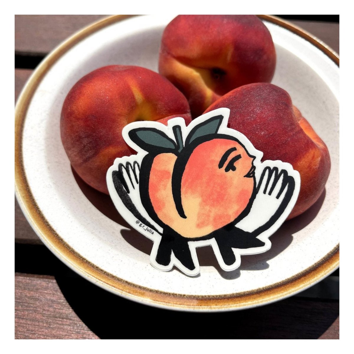 Aimant Julia GR Fuzzy Peach SOLDE - Vente finale - Ex - voto