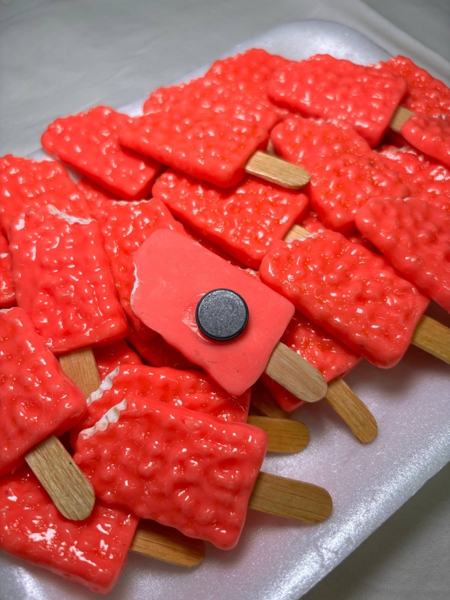 Aimant Popscicle à la Fraise MMarket - Ex - voto