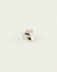 Anneau Ajustable Sculpté Massif Argent Sarah Bijoux - Ex-voto