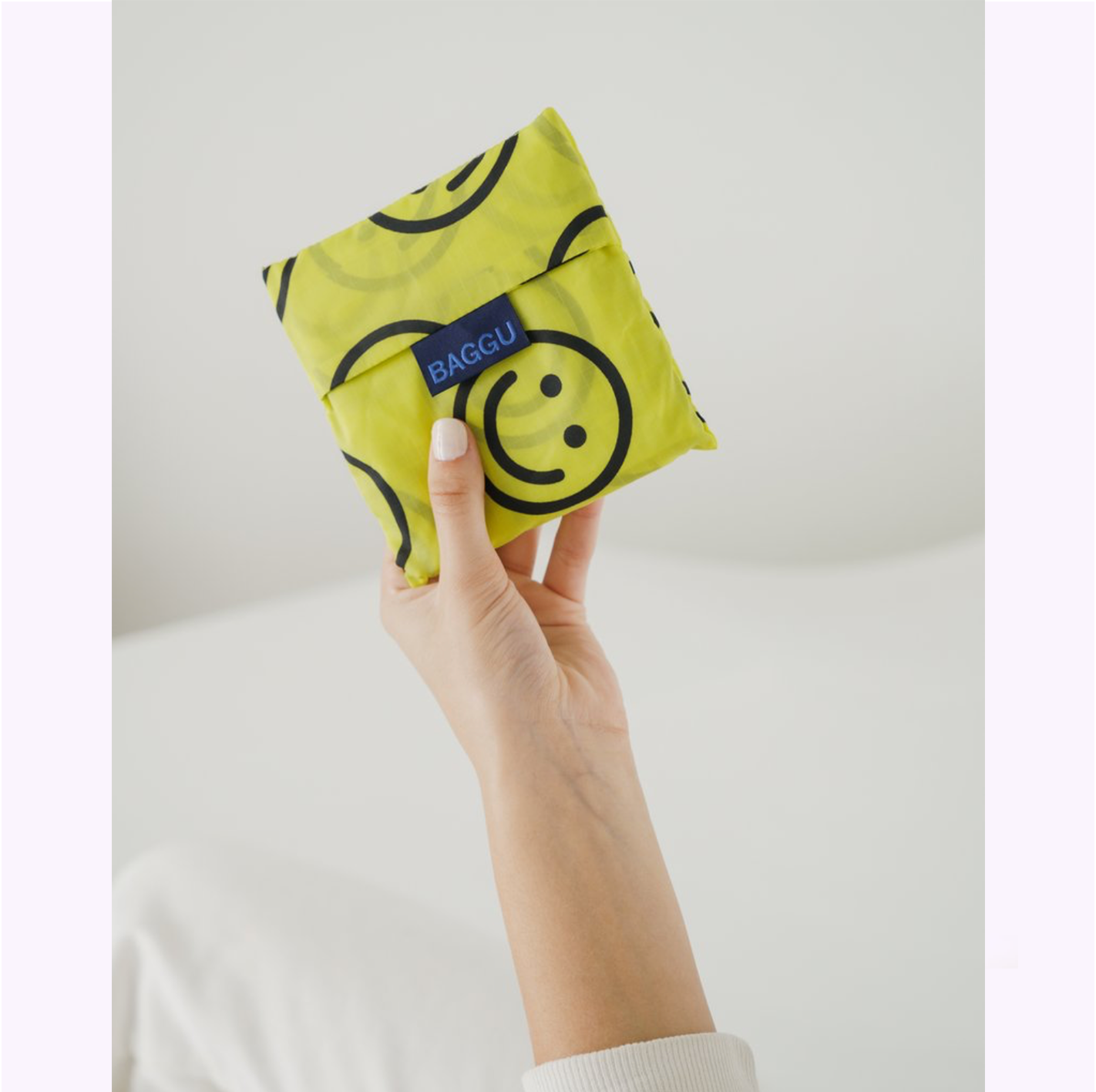 Sac Réutilisable Standard Baggu Happy Yellow