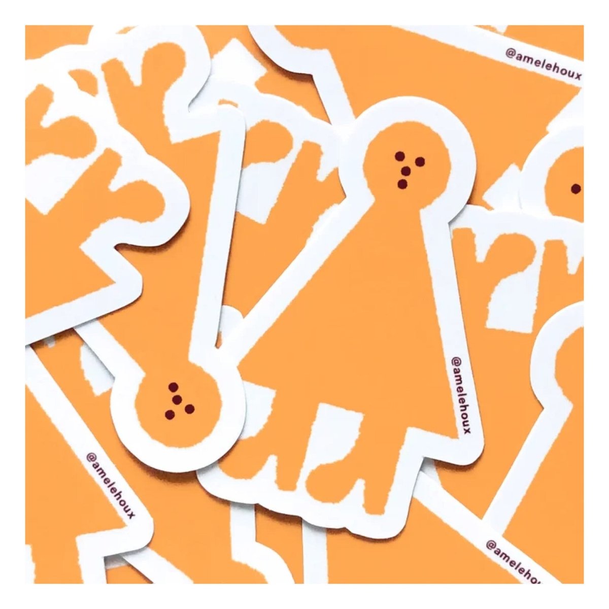 Autocollant Amélie Lehoux (Plusieurs disponibles) - Ex - voto