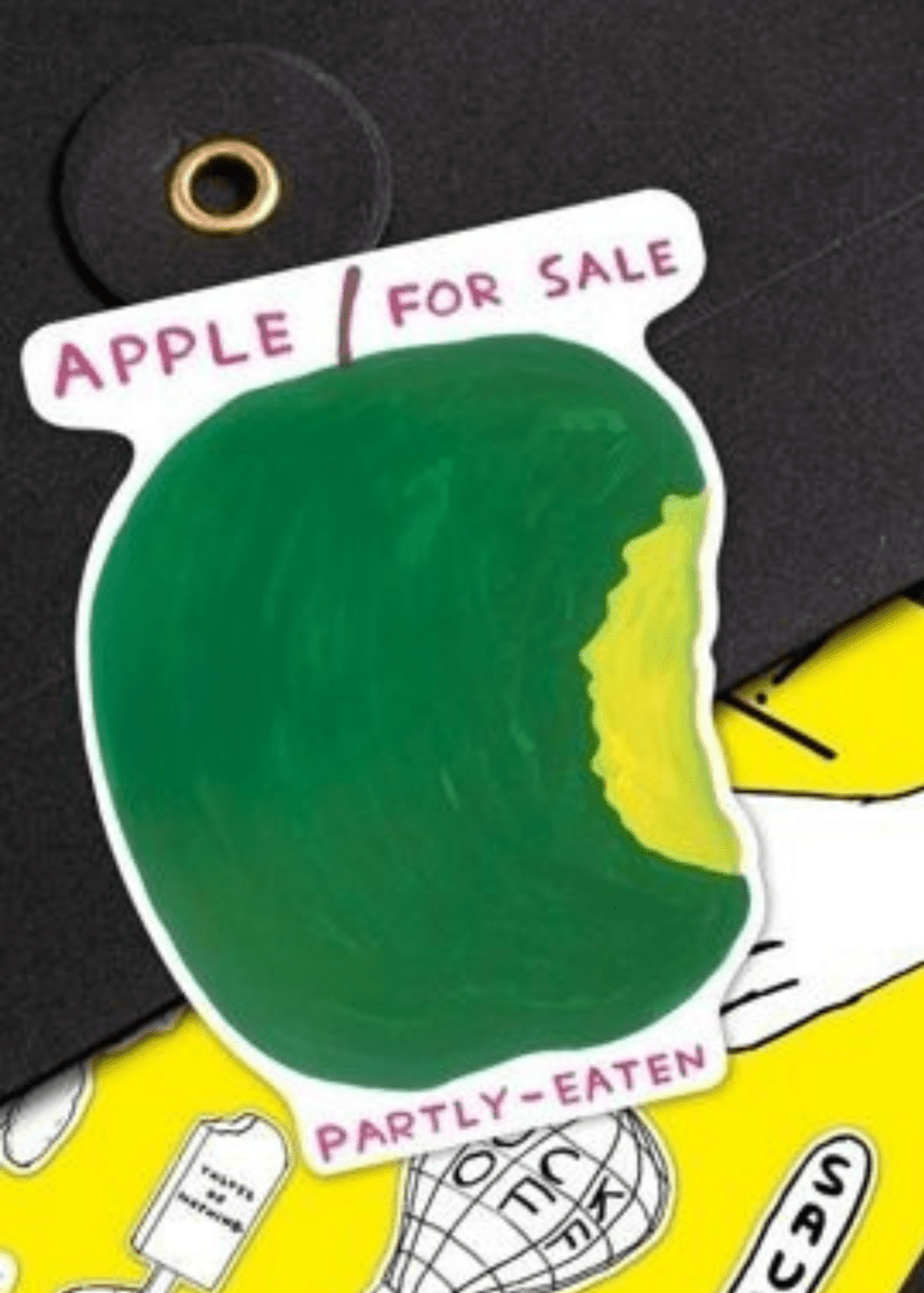 Autocollant Apple For Sale D. Shrigley - Ex - voto
