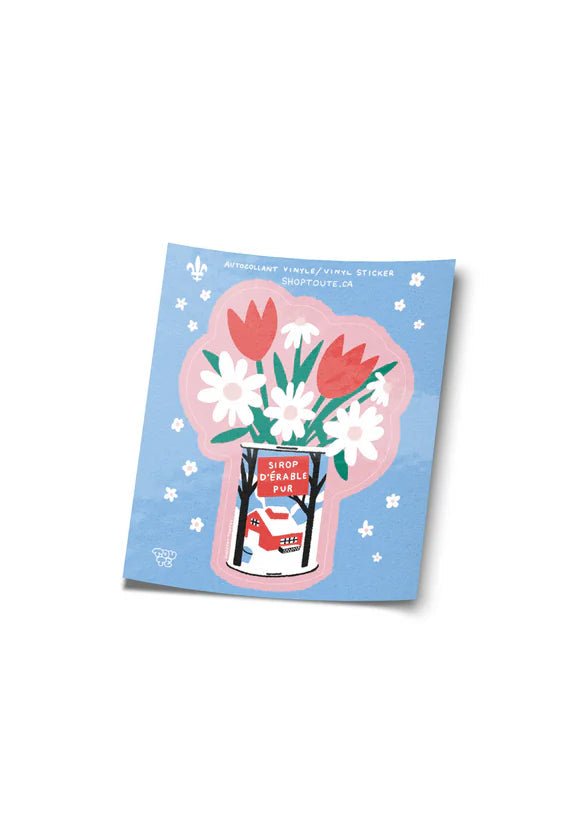 Autocollant Bouquet de Sirop d'érable TOUTE - Ex - voto