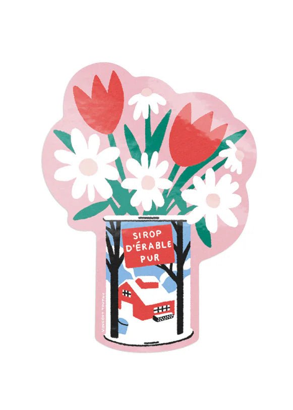 Autocollant Bouquet de Sirop d'érable TOUTE - Ex - voto