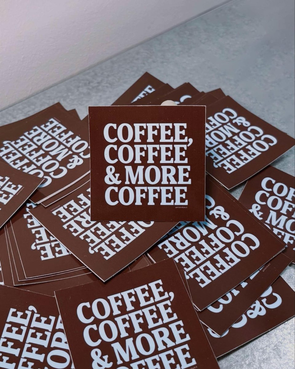 Autocollant Coffee AYSA - Ex - voto