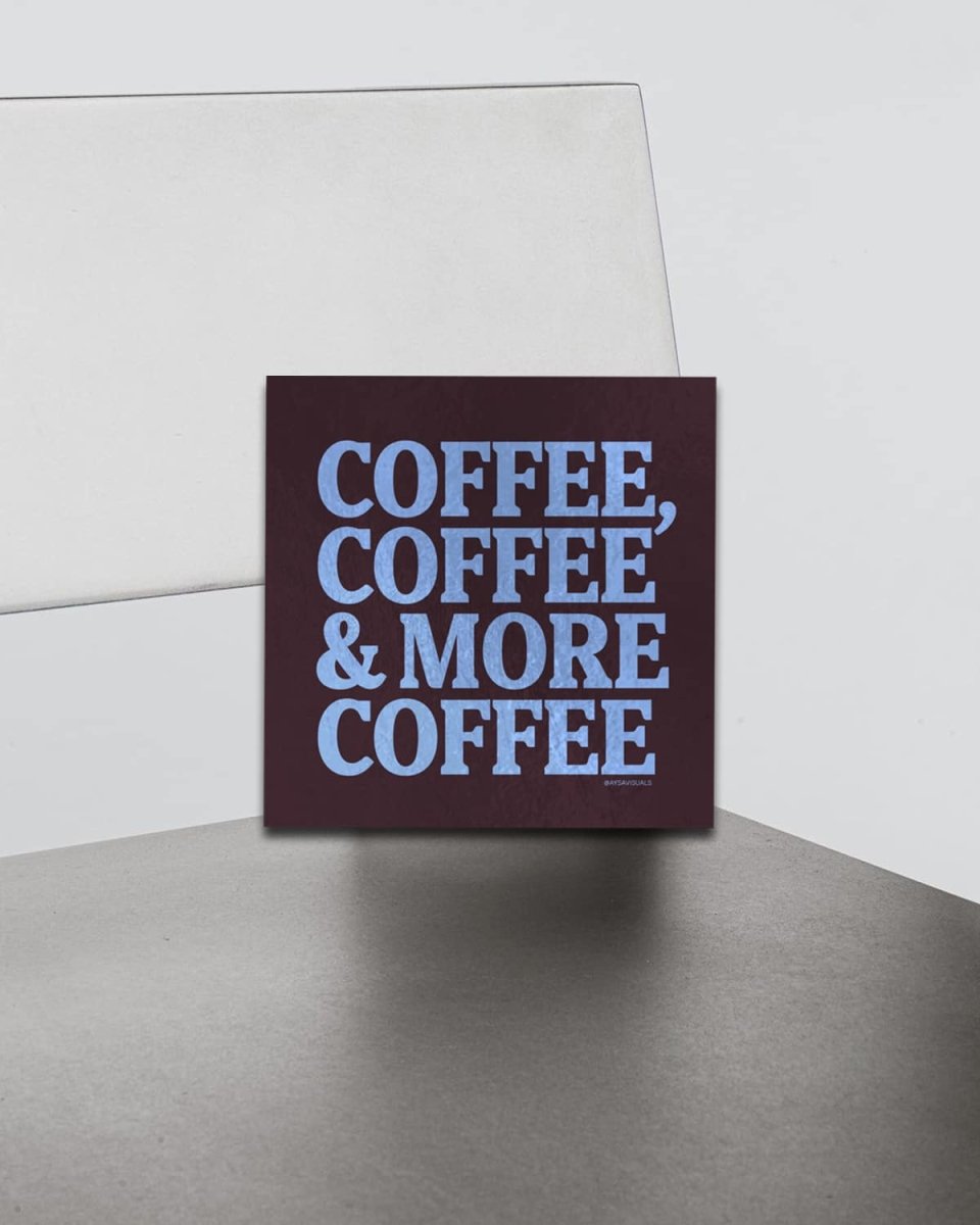 Autocollant Coffee AYSA - Ex - voto