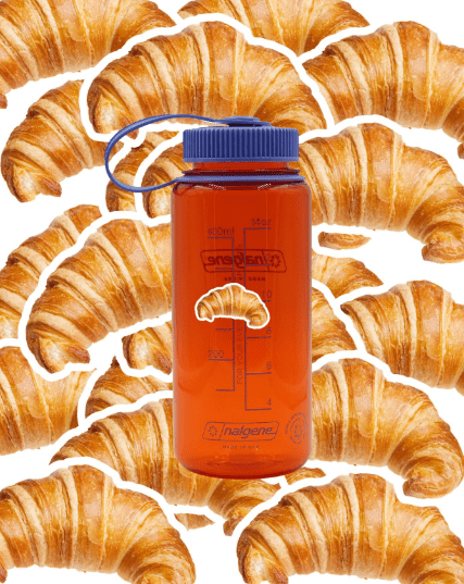 Autocollant Croissant Les Beaux Jours - Ex - voto