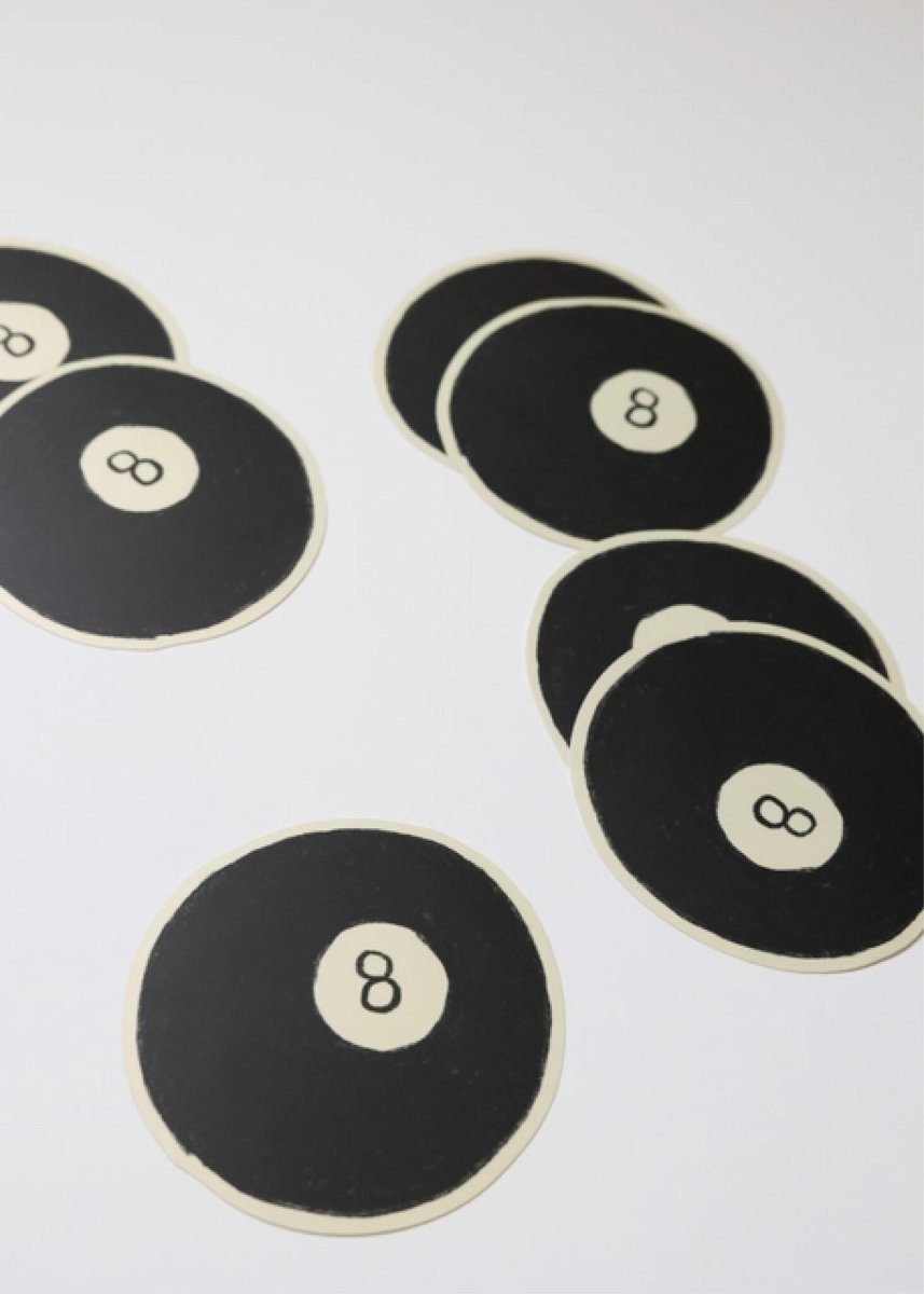 Autocollant Eight Ball Sumner Lane - Ex - voto