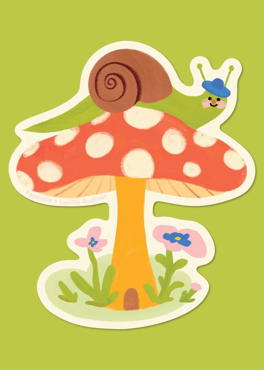 Autocollant Escargot Paperole - Ex - voto