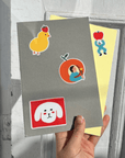 Autocollant Floramaille Chien - Ex-voto