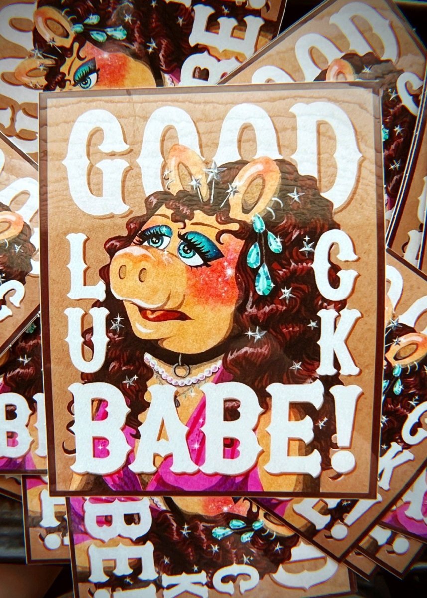 Autocollant Good Luck Babe! Chaos Magic Studio - Ex - voto