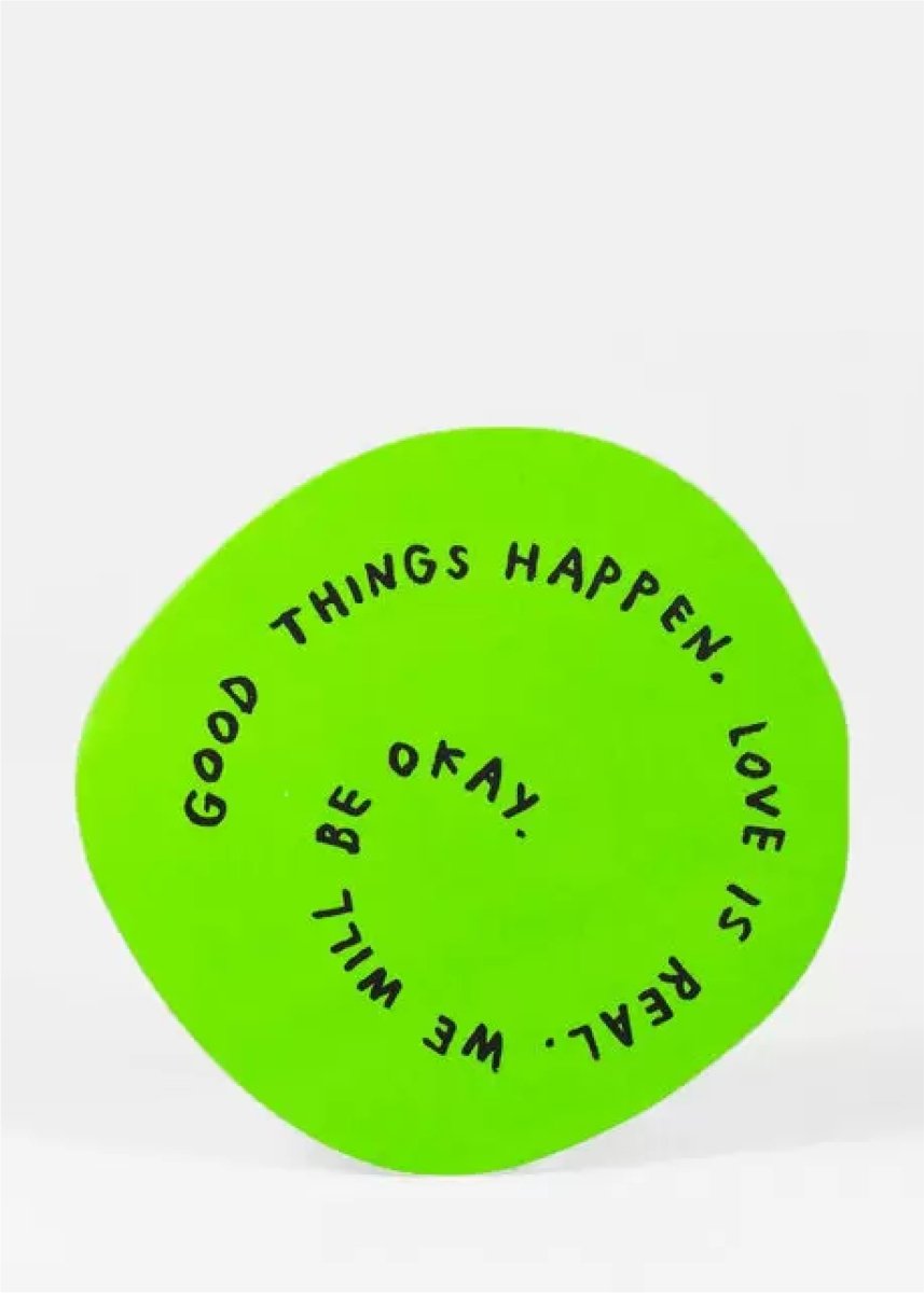 Autocollant Good Things Happen Adam JK - Ex - voto