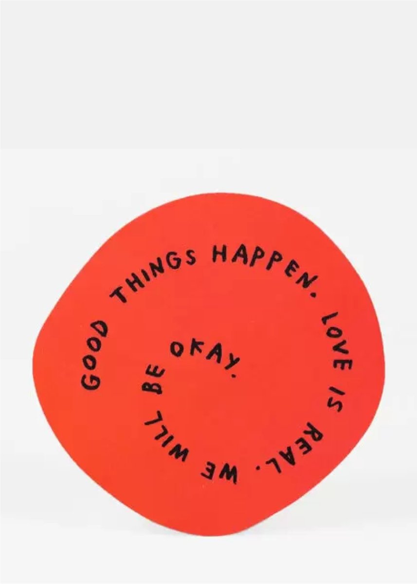 Autocollant Good Things Happen Adam JK - Ex - voto