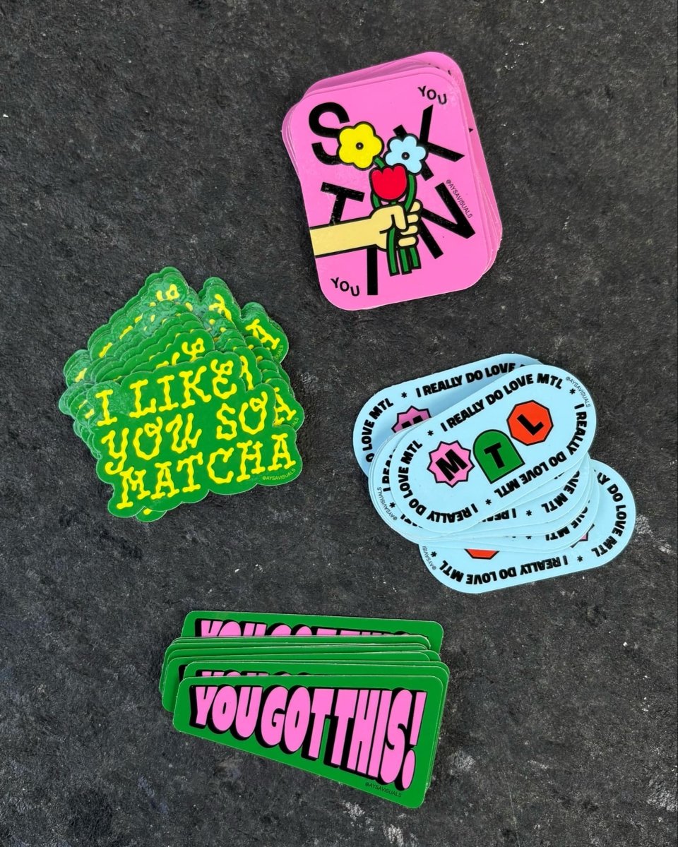 Autocollant I Really Do Love MTL AYSA - Ex - voto