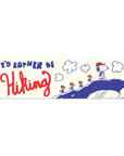 Autocollant I'd Rather Be Hiking Peanuts AS - Ex-voto