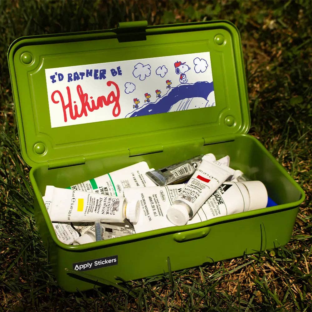 Autocollant I'd Rather Be Hiking Peanuts AS - Ex-voto