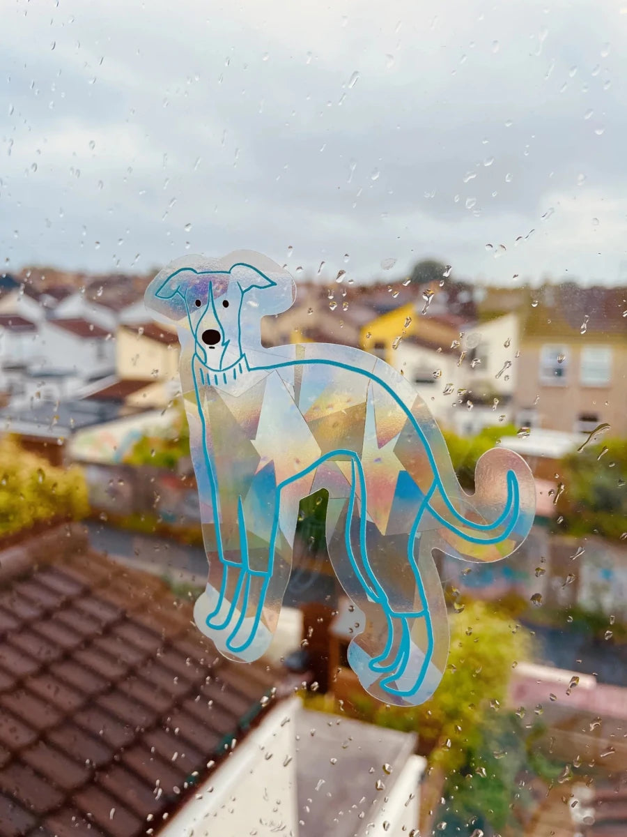 Autocollant Iridescent Lévrier Naomi Wilkinson - Ex - voto