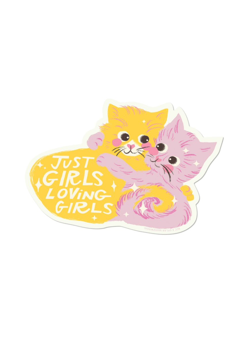 Autocollant Just Girls Red Cap Cards - Ex - voto