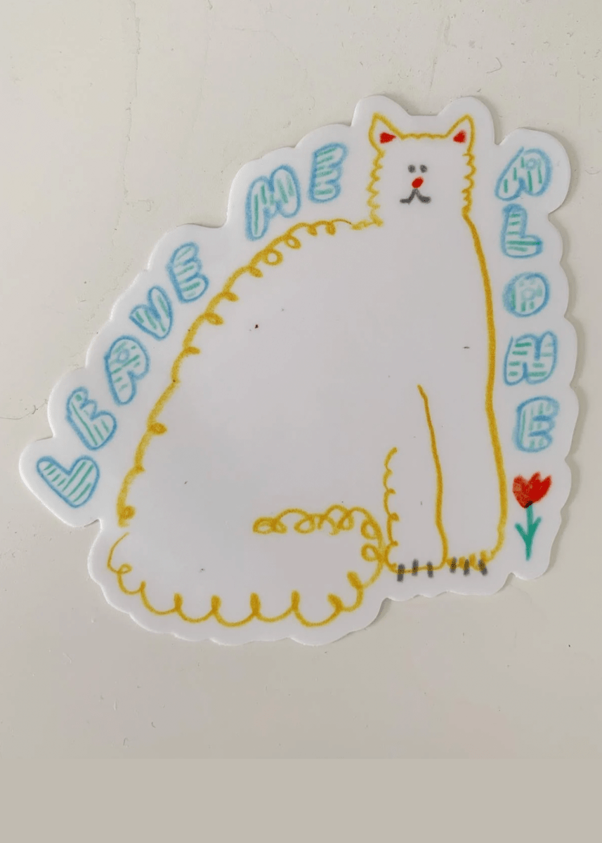 Autocollant Leave Me Alone Sandwitch Shop - Ex - voto