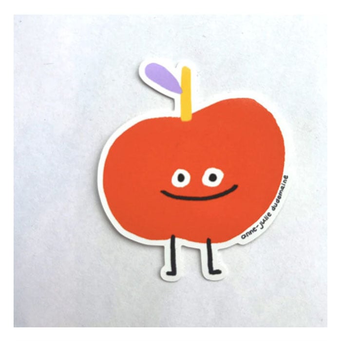 Autocollant Pomme Anne - Julie Dudemaine - Ex - voto
