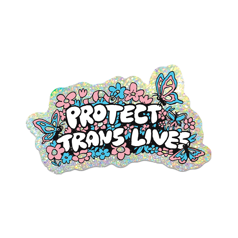 Autocollant Protect Trans Lives AS - Ex-voto