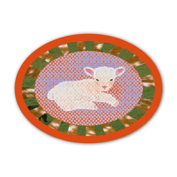 Autocollant RED LAMB! Rags Af - Ex-voto