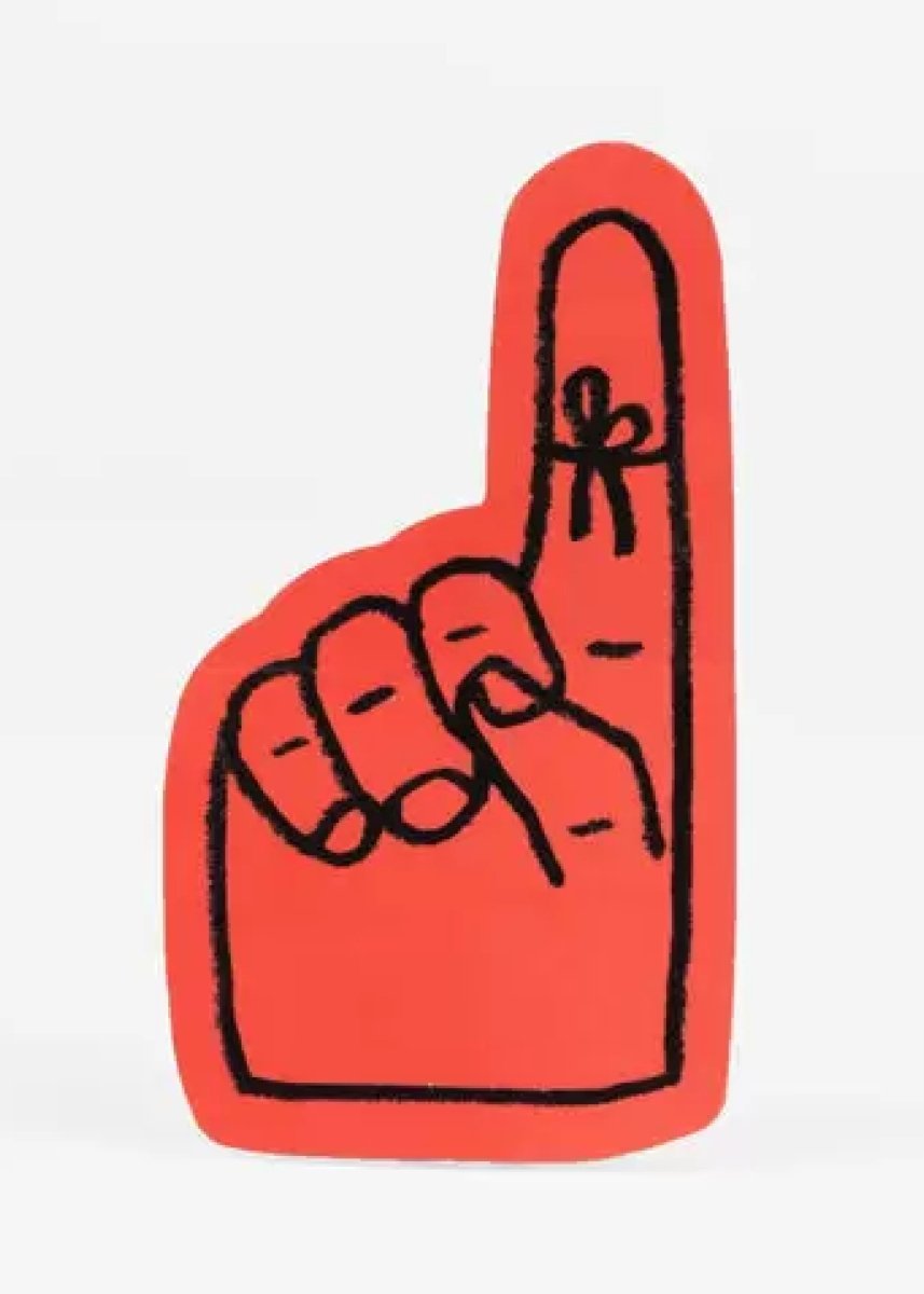 Autocollant Reminder Finger Adam JK - Ex - voto