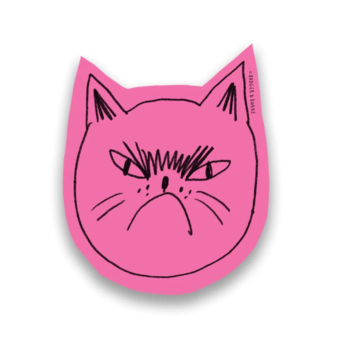 Autocollant Snitty Kitty Badger & Burke - Ex - voto
