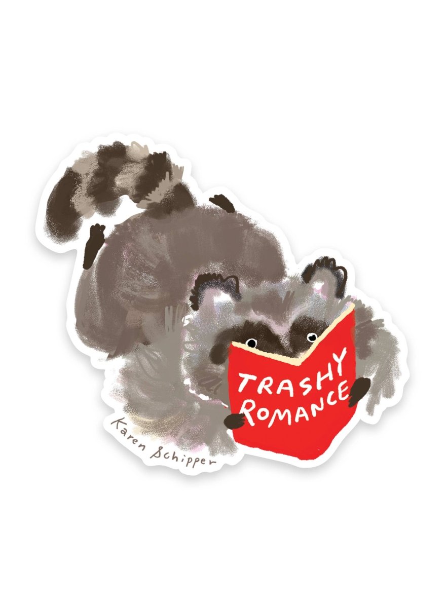 Autocollant Trashy Romance Racoon Karen Schipper - Ex-voto