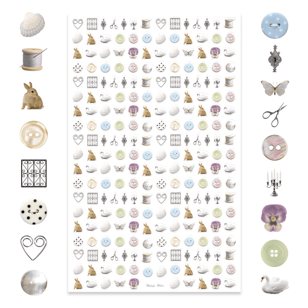 Autocollants pour Ongles Printemps Unlucky Wishes - Ex-voto
