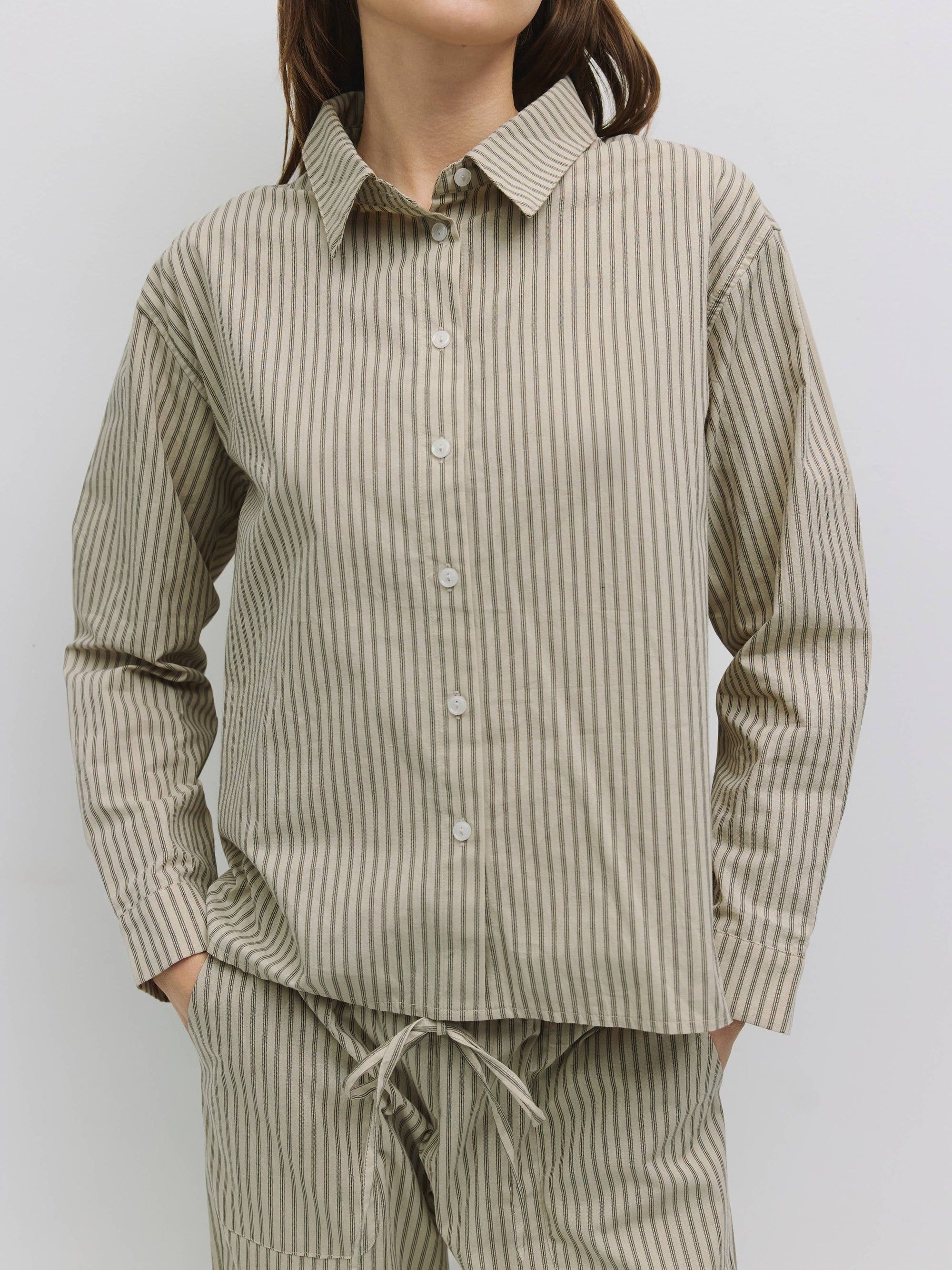 Chemise Dixon Beige All Row