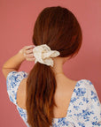 Double Ruffle Eyelet Scrunchie ANDi