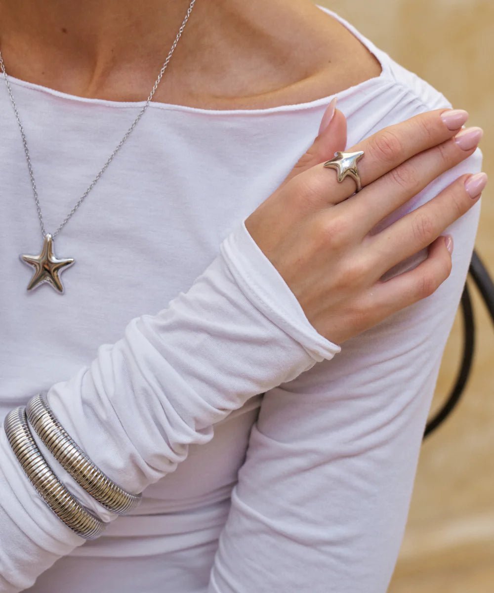 Bague Étoile Twenty Compass Argent - Ex - voto